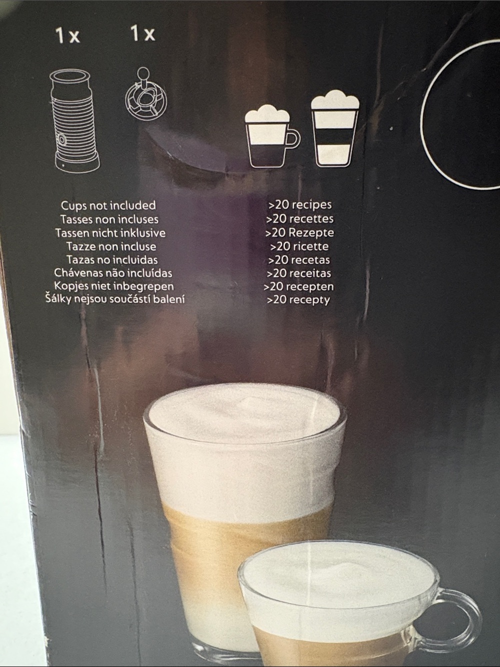 Nespresso Aeroccino 3 milk Frother - Black and Silver like new cold and hot foam - Picture 4 of 4